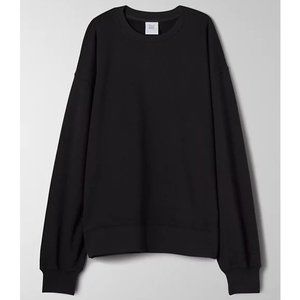 TNA Airy Fleece Boyfriend Crew Sweatshirt